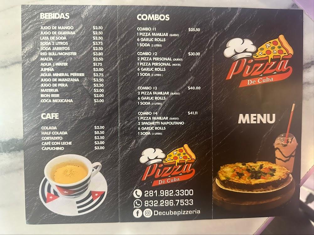De' Cuba Menu image 2